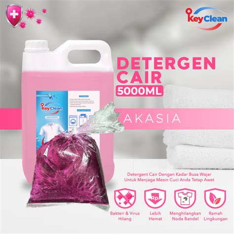 Jual Biang Detergent Cair Keyclean Biang Sabun Cuci Baju Liter