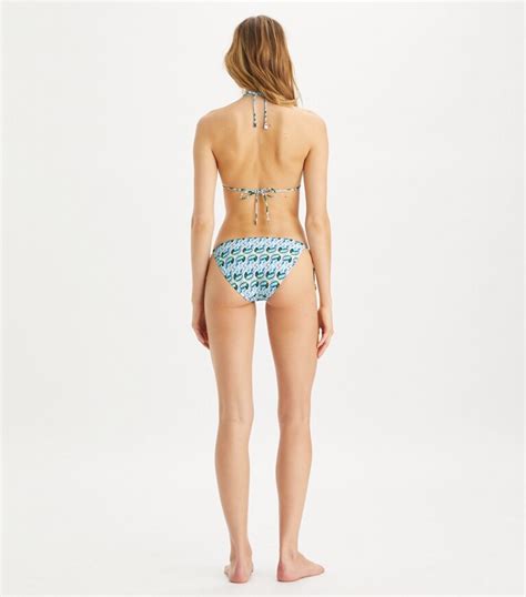 Printed String Bikini Top Women S Swim Two Pieces Tory Burch Uk