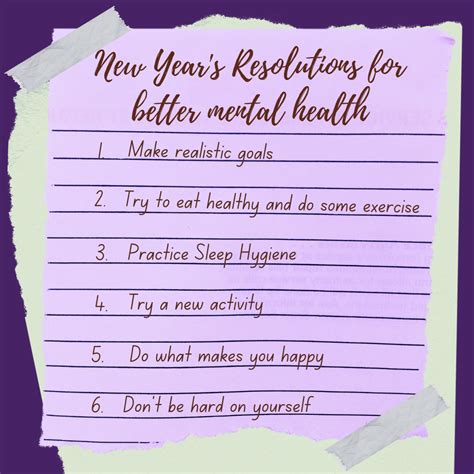 New Year S Resolutions For Mental Health Better Together Community