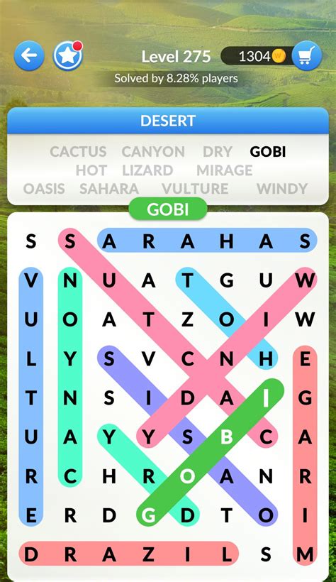 Word Search Explorer Level Desert Answers Qunb