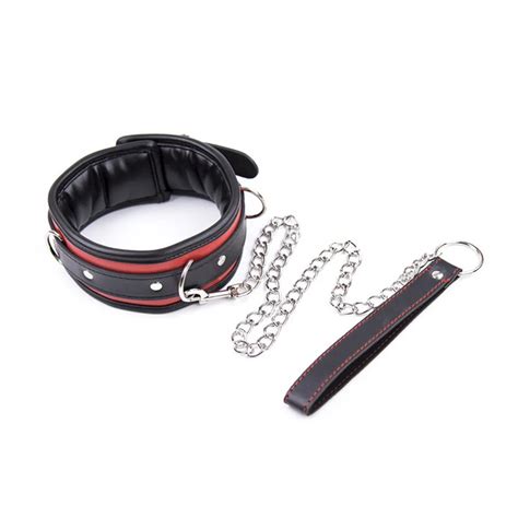 Loverkiss Cm AAA Faux Leather Harness Slave Collar Toys Sex Collar And Leash Fetish