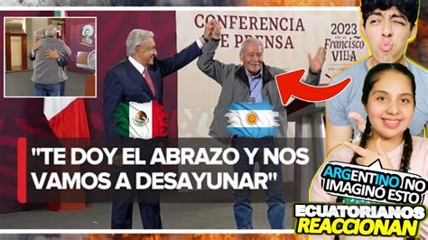 INCREÍBLE ARGENTINO Viaja a MÉXICO para darle un Abrazo a AMLO y