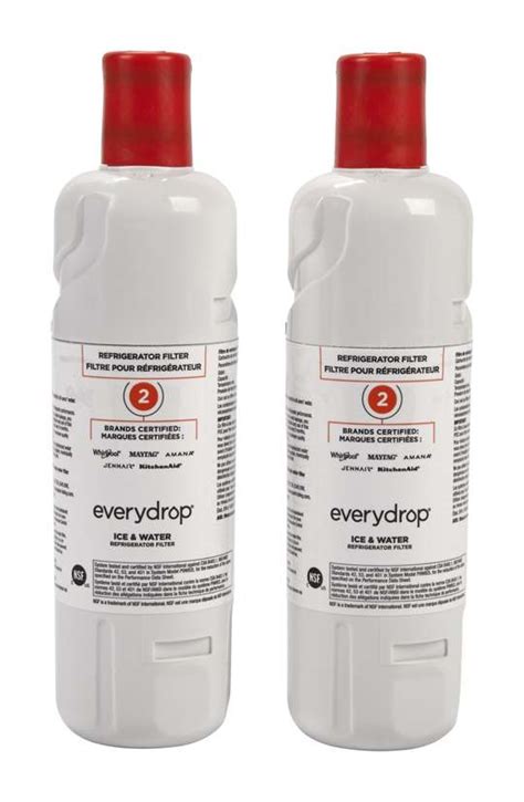 Everydrop® Refrigerator Water Filter 2 Edr2rxd1 Pack Of 2 2 Pack