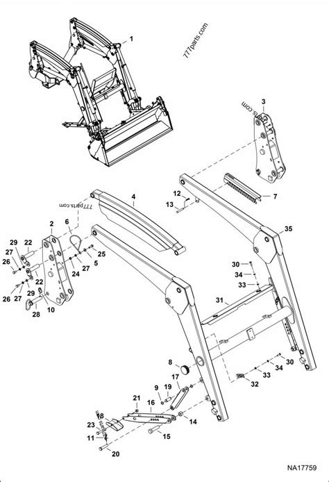 Front End Loader Parts Diagram Guide for Easy Maintenance and Repairs