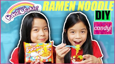 Popin Cookin Ramen Noodle Diy Candy Kit Tran Twins Youtube