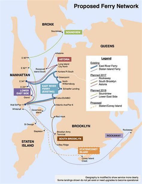 New ferry service for other boroughs; Staten Island gets the docks ...