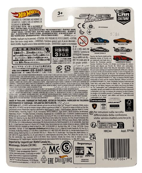 Hot Wheels Premium Car Culture Speed Machines Porsche GT купить за