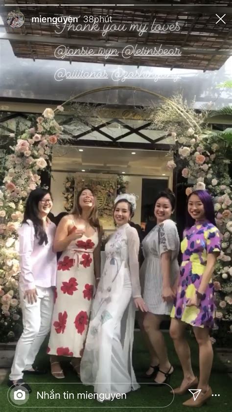 Mie Nguyễn làm đám hỏi với bạn trai hot girl diện áo dài trắng xinh đẹp xuất sắc