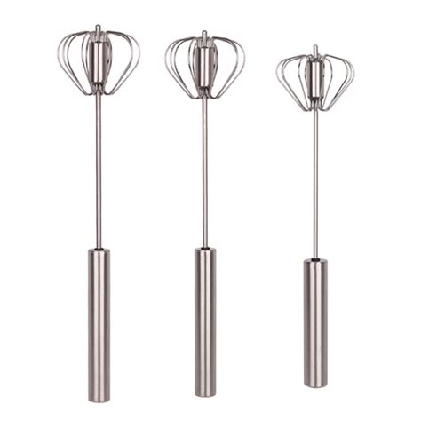 Бытовой полуавтоматический вращающийся венчик для яиц из нержавеющей ...