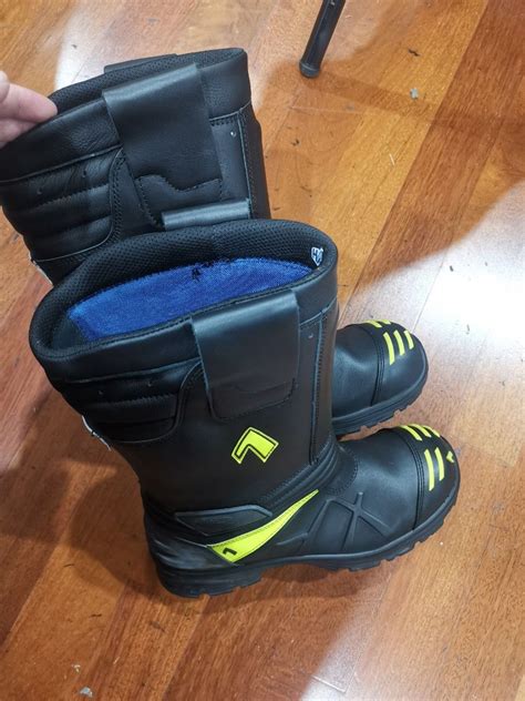 Haix Fire Fighter Boots Men S Fashion Footwear Boots On Carousell