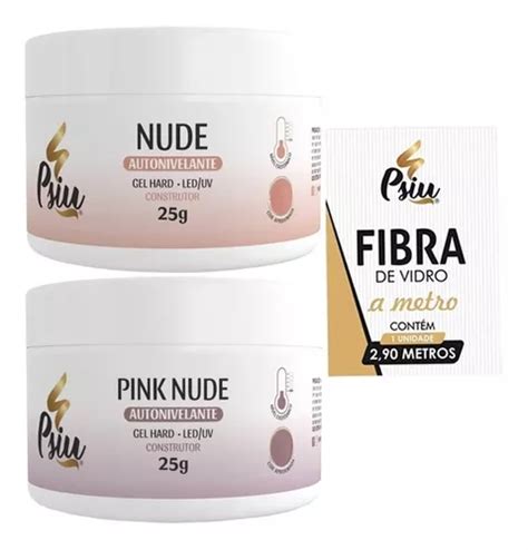 Psiu Gel Cor Nude E Pink Nude 100 Original Nf E Parcelamento Sem Juros