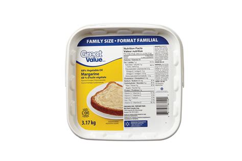 Great Value 68 Vegetable Oil Margarine 317g Walmart Canada