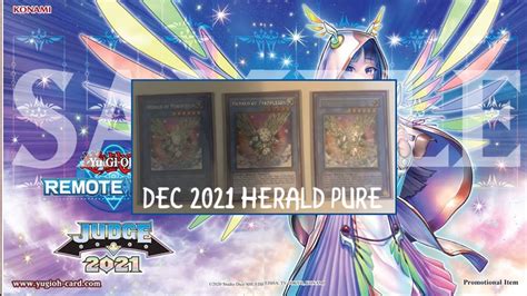 My Favorite Yu Gi Oh Deck Herald Pure Deck Profile Dec 2021 Youtube