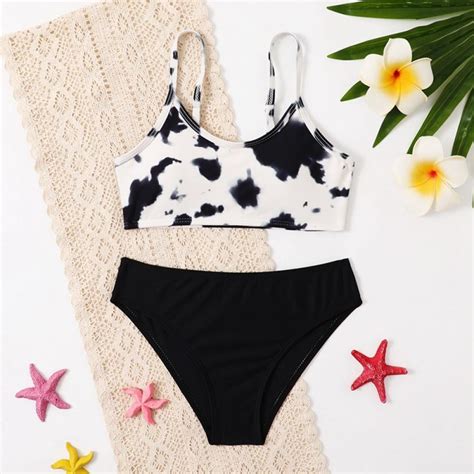 Gyratedream Girl S Spaghetti Strap Bikini Bathing Suits Piece