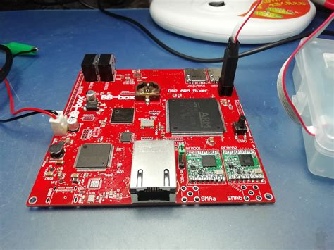 new board powered up and stm32H7 says hello :) | Details | Hackaday.io