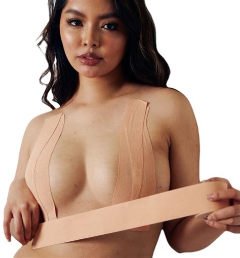 ORYGINALNA TAŚMA UNOSZĄCA BIUST MODELUJĄCA DEKOLT GOŁE PLECY BOOB TAPE