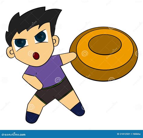 Frisbee Stock Illustration Image Of Action Recreation 21812501