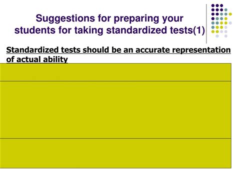 PPT - Standardized Testing: Statistics and Preparation Techniques PowerPoint Presentation - ID