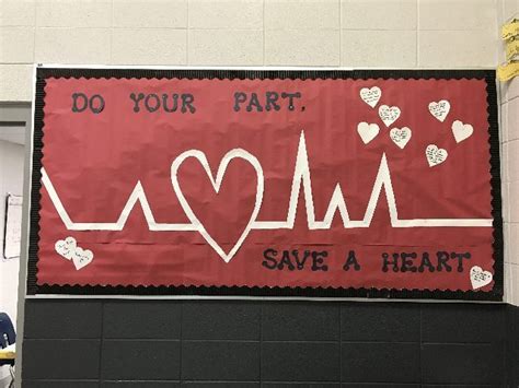 Do Your Part Save A Heart Image Health Bulletin Boards Heart Month