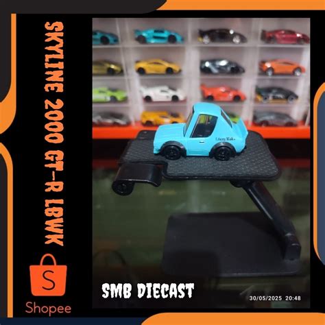 Jual HOT WHEELS SKYLINE 2000 GT R LBWK BIRU LOS REGULER Shopee Indonesia