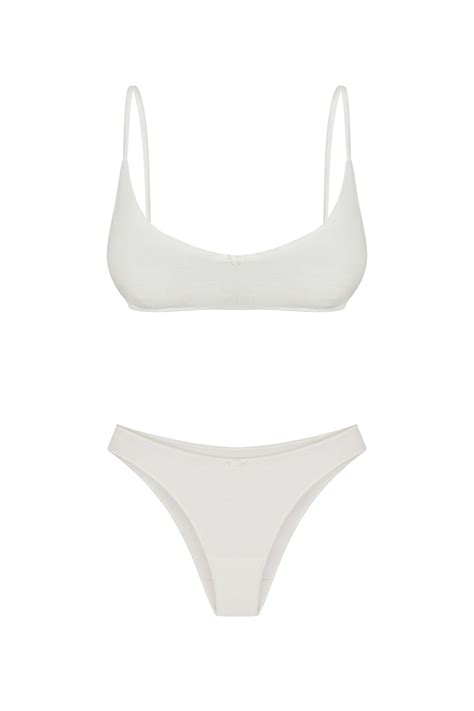 Basic Lingerie Set Soft Cotton Lingerie Natural Lingerie Set Soft Cotton Bra Soft Cotton Panties