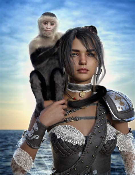 ArtStation - Chocos the Monkey for Genesis 9 | Game Assets