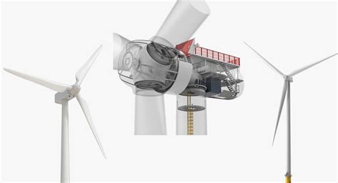 Wind Turbines and Wind Turbine Inside Collection 3D Model $189 - .3ds ...