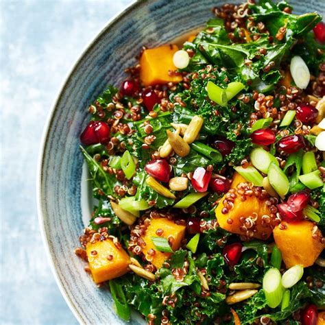 Quinoa Salade Met Pompoen En Boerenkool Gezond Zijn Boerenkool