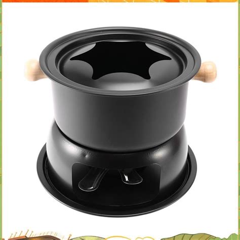 Chocolate Fondue Maker Set Multifunction Carbon Steel Ice Cream Chocolate Cheese Hot Pot Melting