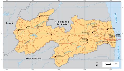 Paraíba: capital, mapa, bandeira, economia - PrePara ENEM
