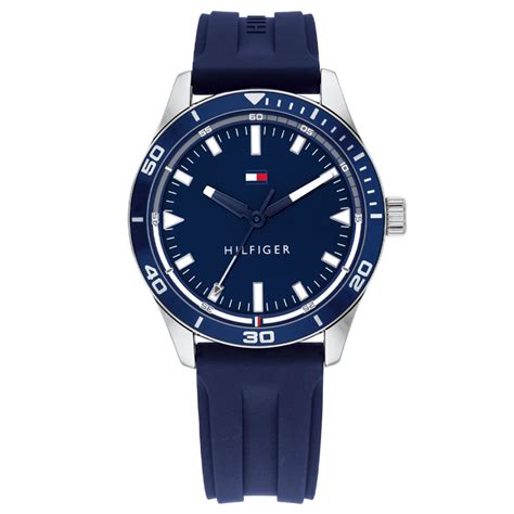 Relógio Tommy Hilfiger Masculino Borracha Azul 1791821 Compre Agora