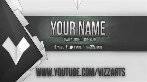 Simple Youtube Banner Template Free Download Youtube Banner