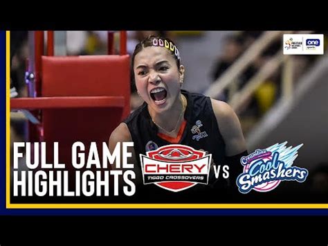 Chery Tiggo Vs Creamline Full Game Highlights Pvl All Filipino