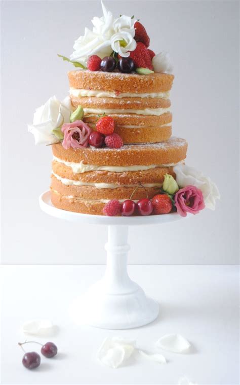 Naked Layer Cake Tutorial Cake Cake Tutorial Layer Cake