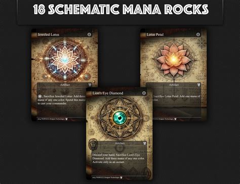 Schematic Mana Rocks -18 Mana Rocks – Vespucci
