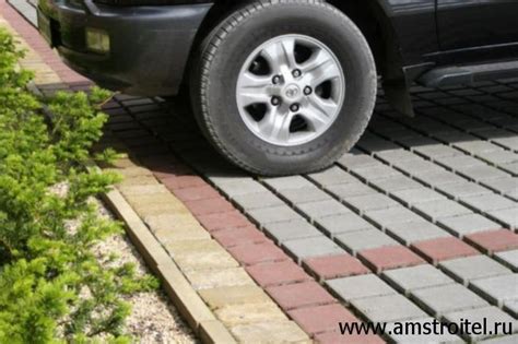 Укладка тротуарной плитки под автомобиль - Какую плитку выбрать под стоянку