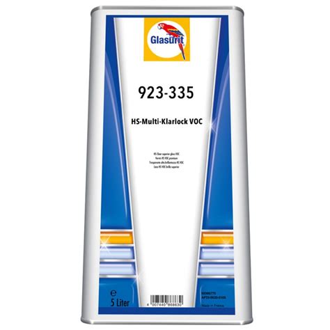 Vernis Glasurit HS MultiClear en 5L - Peinturevoiture.fr