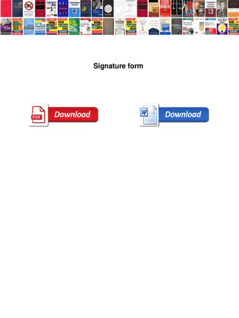 Fillable Online Signature pdf form. Signature pdf form Fax Email Print ...