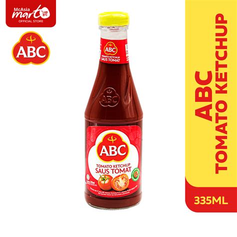 abc tomato ketchup ml mcasia expire   july  shopee