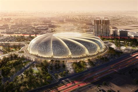 Populous Designs for New Aramco Stadium and Surrounding Masterplan