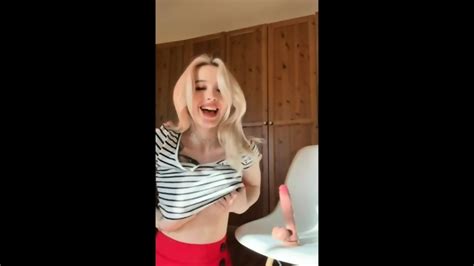 Blonde Slut Plays With Her Dildo