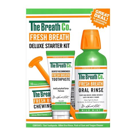 The Breath Co Fresh Breath Deluxe Starter Kit Pharmacy And Health From