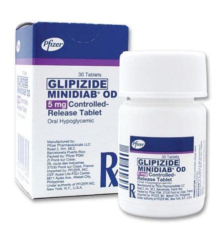 Minidiab Tablets (Glipizide )5mg-30's - Product Portfolio| Caroga Pharma - Caroga Pharma Eth.