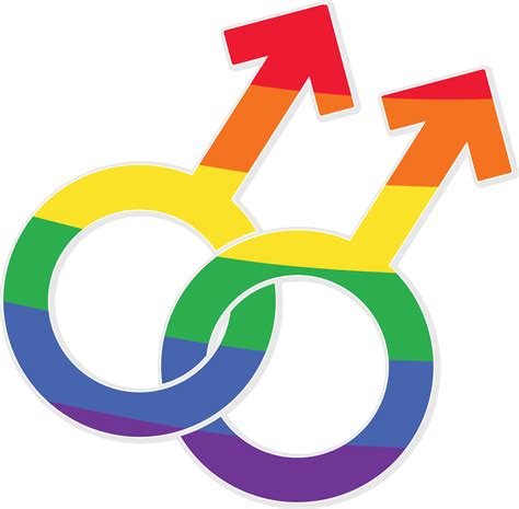 Gay Symbol In Rainbow Colors Vector Illustration Vector Art At Vecteezy