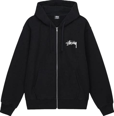 Buy Stussy Sara Zip Hoodie 'Black' - 1974903 BLAC | GOAT