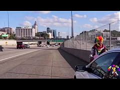 Gibby The Clown Fucks Juicy Tee On Atlantas Most Popular Highway Free Mobile Porn Videos