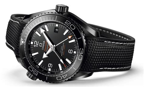 Omega Seamaster Planet Ocean GMT Deep Black Watches In Ceramic ...