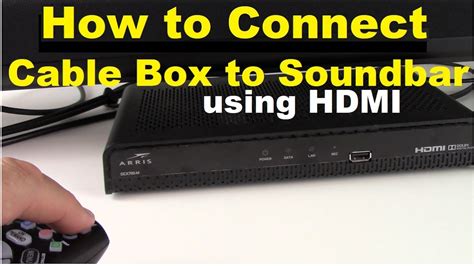 How To Connect Receiver To Tv And Cable Box The Cable Box Or