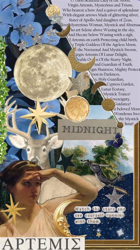 Lady Of The Moon 🌙🏹🦌 Artemisaesthetic Artemis Greekmythology Pagan