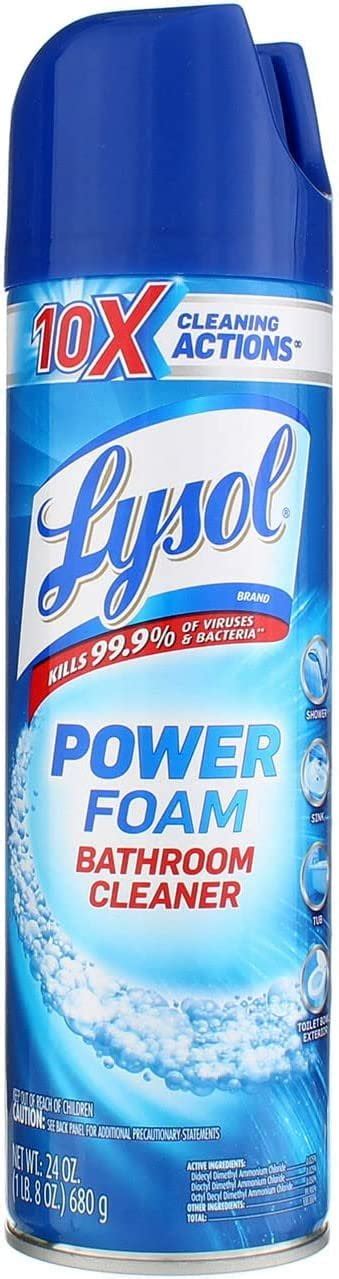 Lysol Bathroom Cleaner Spray Island Breeze 24 Oz Pack Of 5